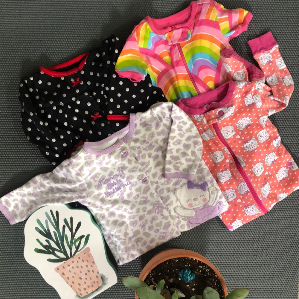 🎀4 Infant sleepers🎀 - Picture 1 of 14